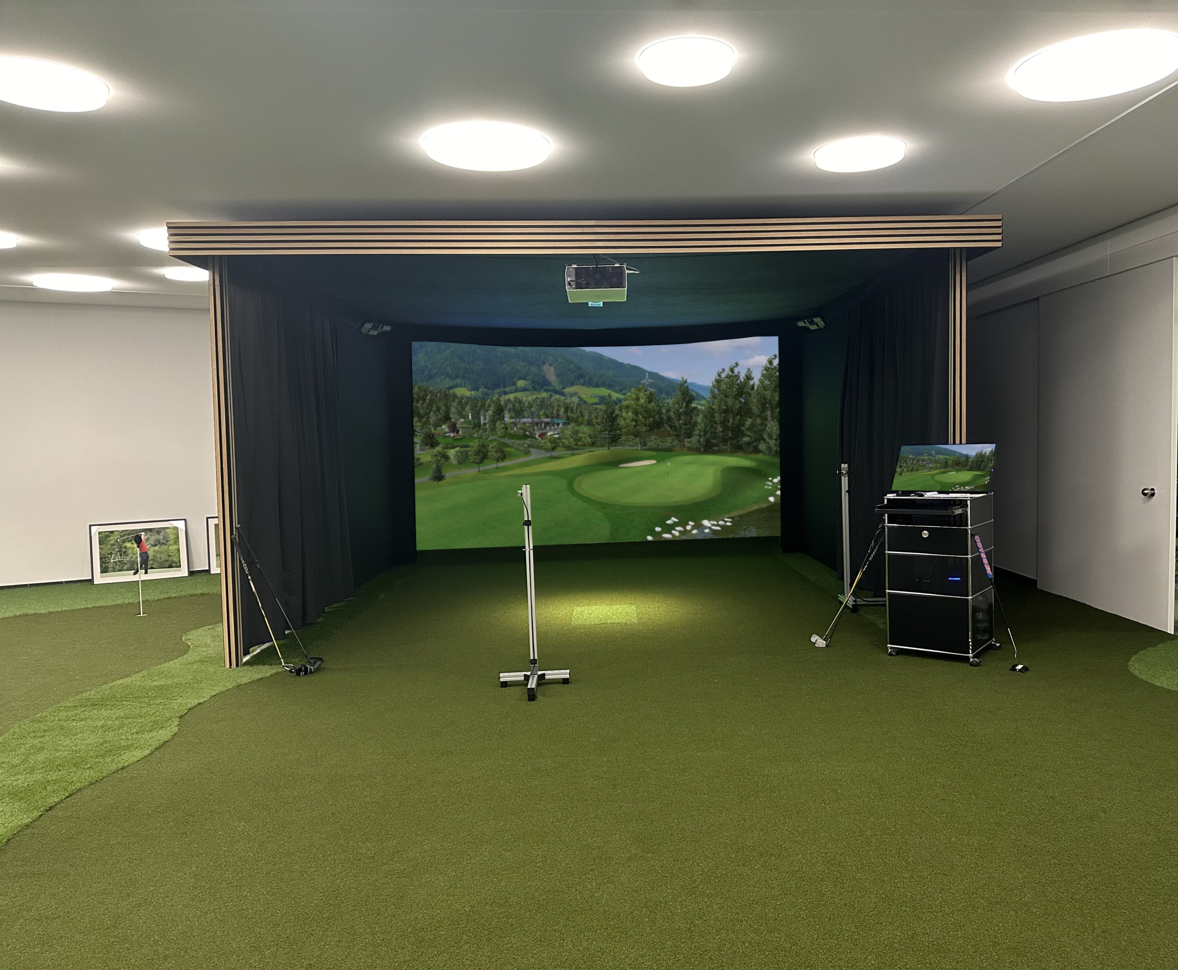 Indoor Golf Anlage